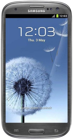 Смартфон Samsung Galaxy S3 GT-I9300 16Gb Titanium grey - Назрань